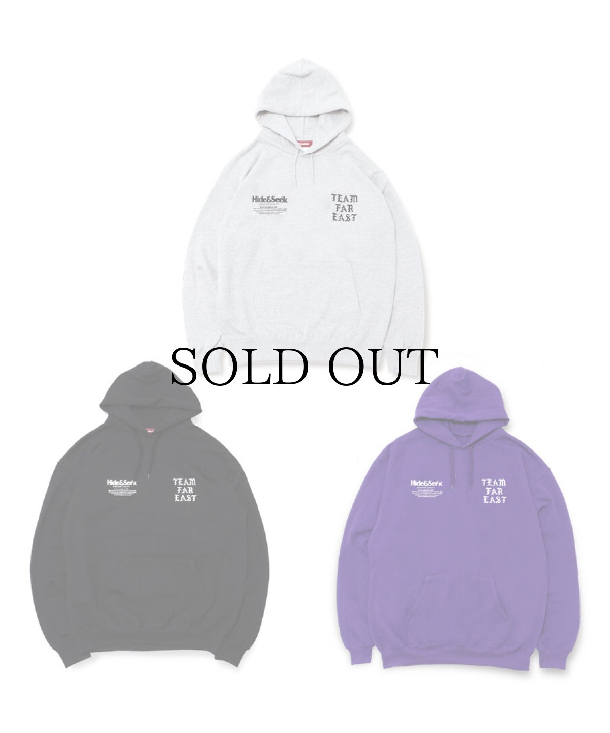 画像2: HIDEANDSEEK / Patch Sweat Hooded (2)