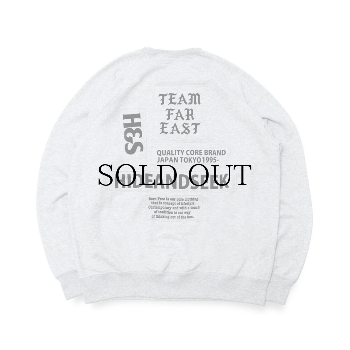 画像4: HIDEANDSEEK / Patch Sweat Shirt (4)