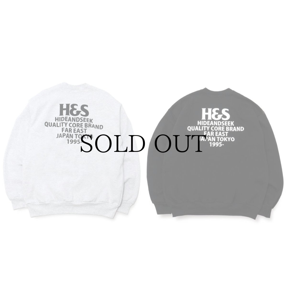 画像2: HIDEANDSEEK / Logo Sweat Shirt(Heavy) (2)