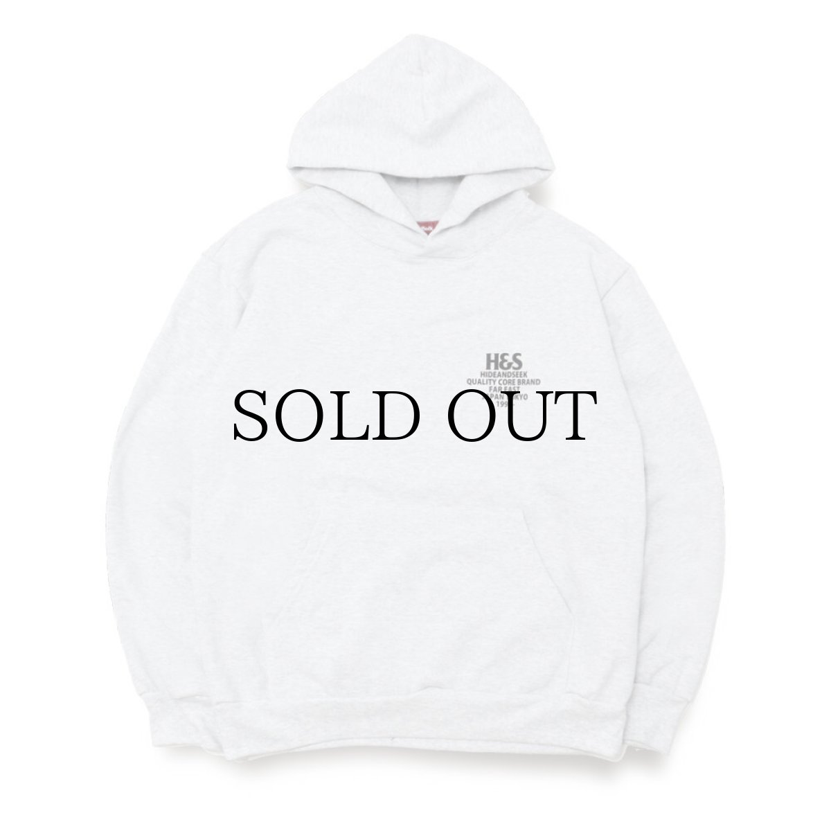 画像3: HIDEANDSEEK / Logo Hooded Sweat Shirt(Heavy) (3)