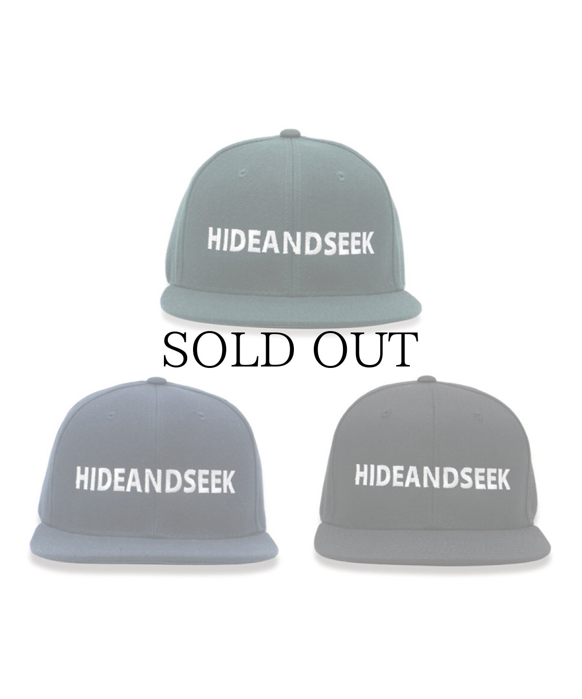 画像1: HIDEANDSEEK / Logo Baseball CAP(21aw) (1)