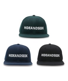 画像1: HIDEANDSEEK / Logo Baseball CAP(21aw) (1)