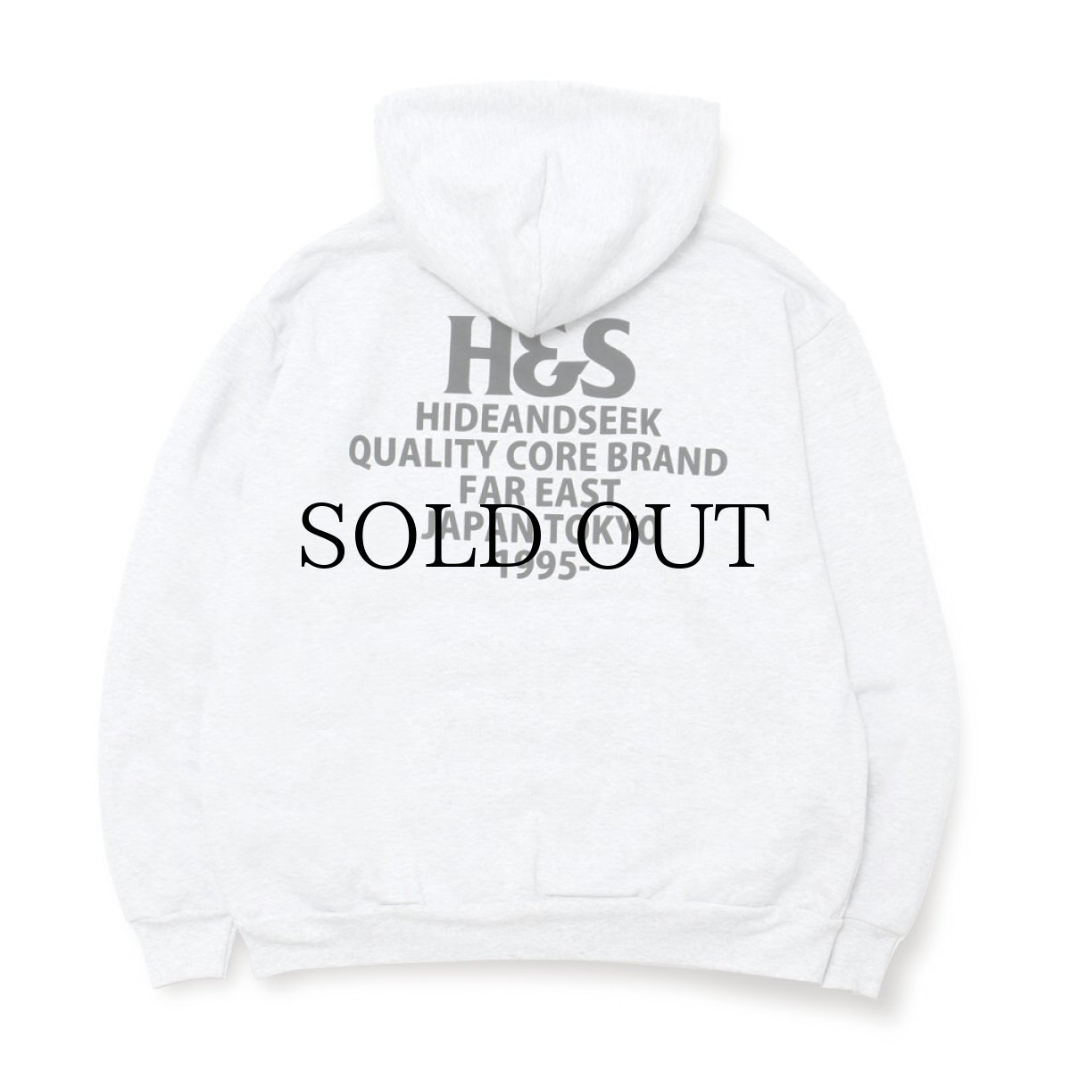 画像4: HIDEANDSEEK / Logo Hooded Sweat Shirt(Heavy) (4)