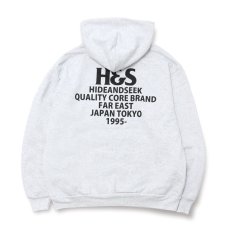 画像4: HIDEANDSEEK / Logo Hooded Sweat Shirt(Heavy) (4)