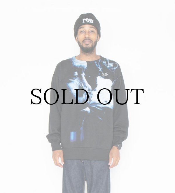 APPLEBUM(アップルバム) クルースウェット “Nas” Photo Crew Sweat