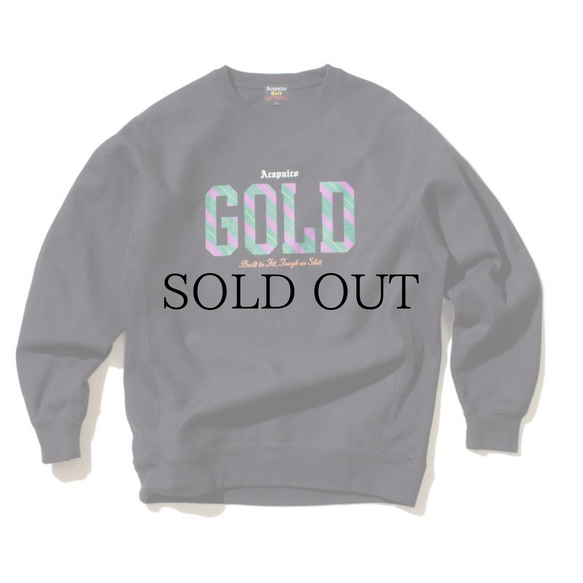 画像5: 【50%OFF】 ACAPULCO GOLD / REPP STRIPE CREW SWEAT (5)