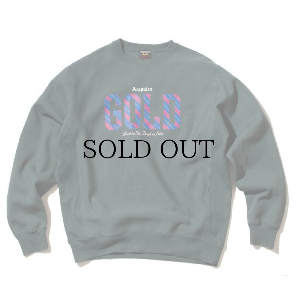 画像2: 【50%OFF】 ACAPULCO GOLD / REPP STRIPE CREW SWEAT (2)