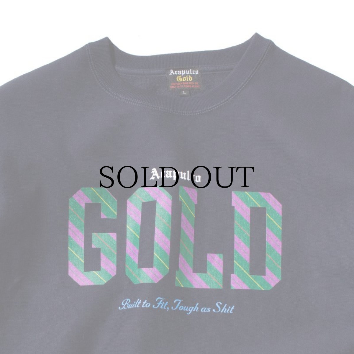 画像11: 【50%OFF】 ACAPULCO GOLD / REPP STRIPE CREW SWEAT (11)