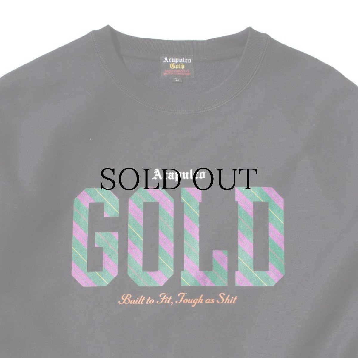 画像13: 【50%OFF】 ACAPULCO GOLD / REPP STRIPE CREW SWEAT (13)