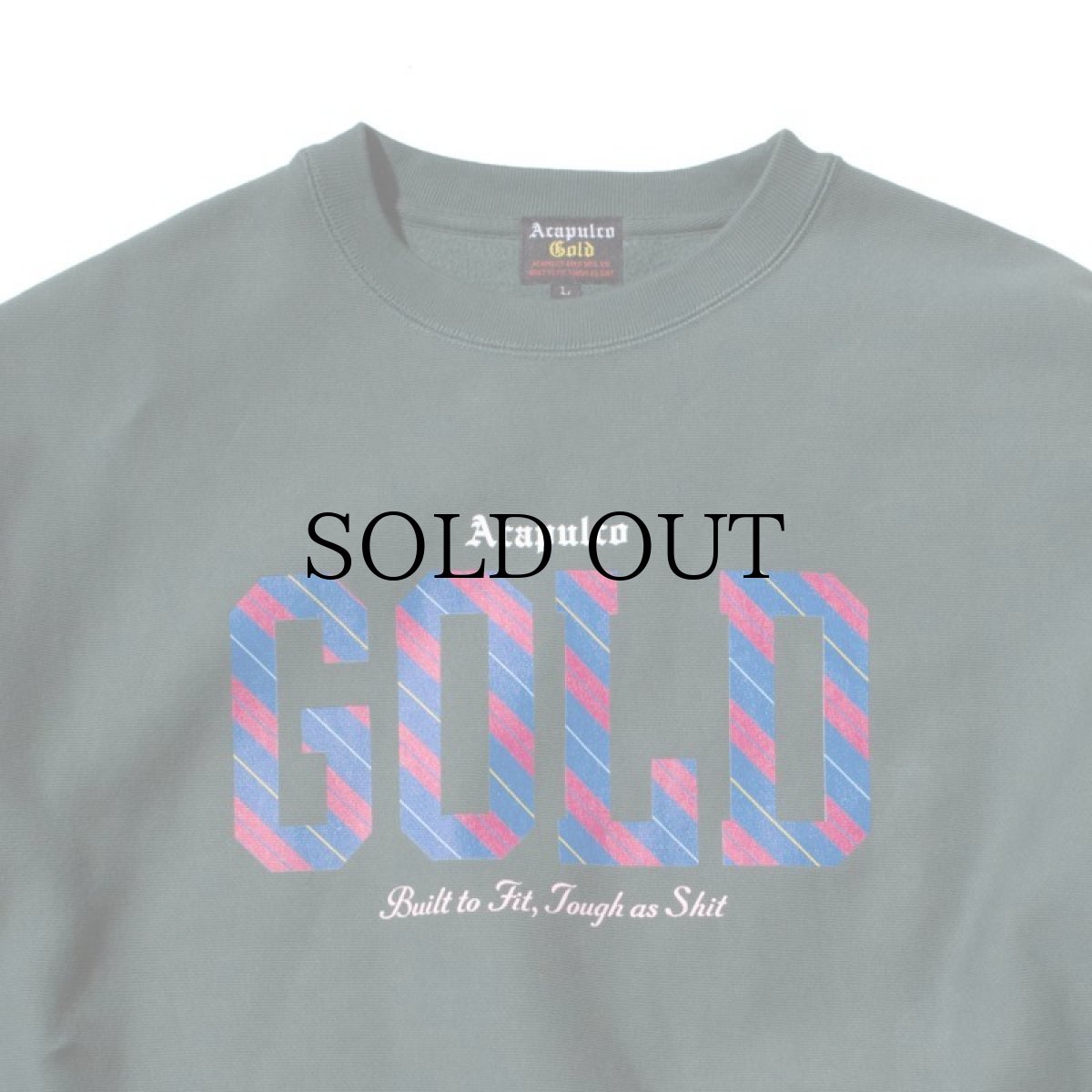 画像10: 【50%OFF】 ACAPULCO GOLD / REPP STRIPE CREW SWEAT (10)