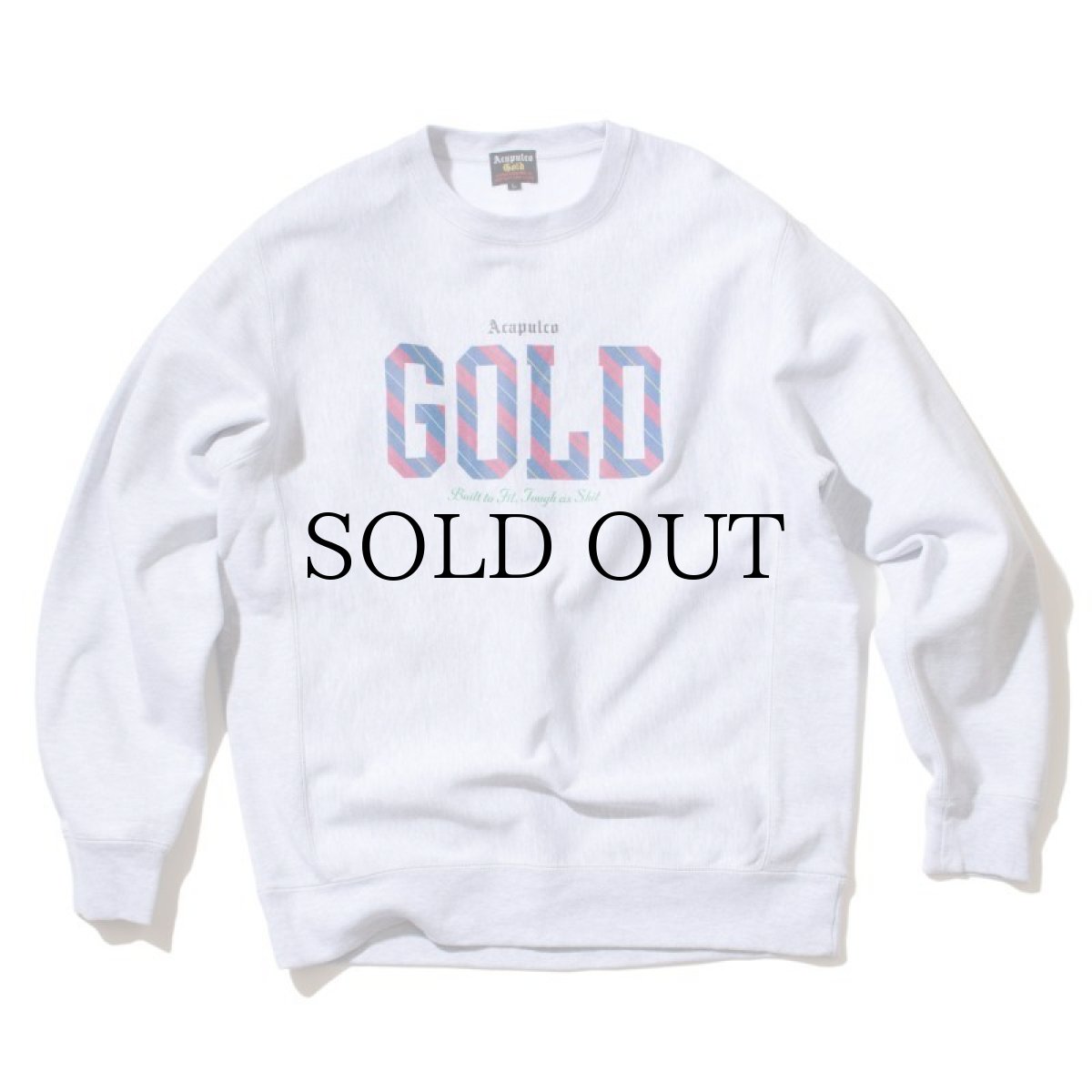 画像4: 【50%OFF】 ACAPULCO GOLD / REPP STRIPE CREW SWEAT (4)