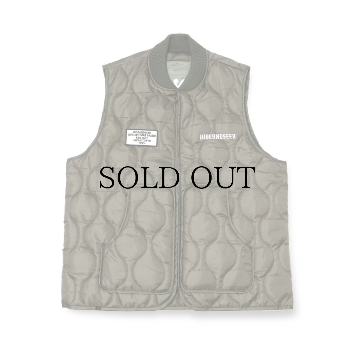 画像2: HIDEANDSEEK / Quilted VEST(21aw) (2)