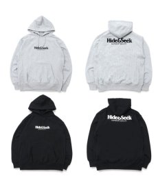 画像1: HIDEANDSEEK / Logo Hooded Sweat Shirt(21aw) (1)