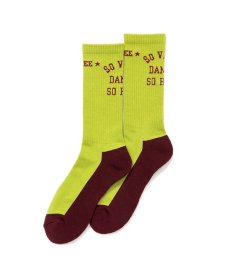 画像4: CALEE / S.V.D.S.H Two tone pile socks (4)