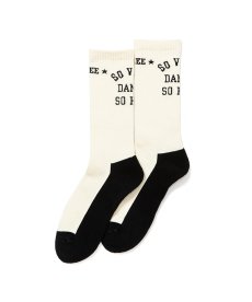 画像2: CALEE / S.V.D.S.H Two tone pile socks (2)