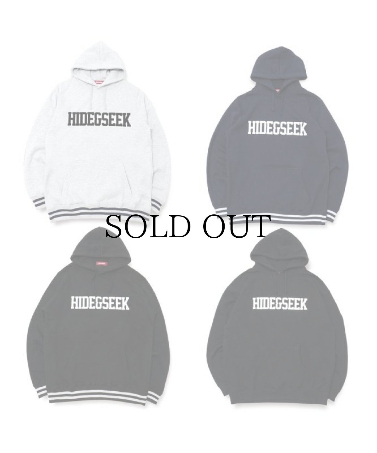 画像1: HIDEANDSEEK / Team Hooded Sweat Shirt (1)