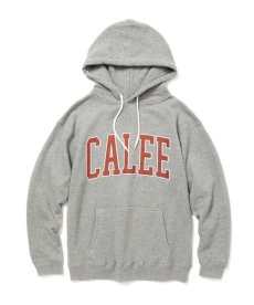画像1: CALEE / College type CALEE logo pullover parka -GRAY- (1)