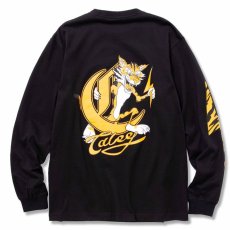 画像2: CALEE / Tiger pattern CALEE logo L/S t-shirt (2)