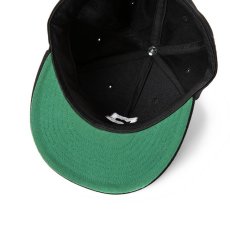 画像3: CALEE / CAL Logo twill baseball cap -BLACK/BLUE- (3)