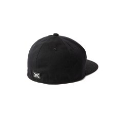 画像3: CALEE / CAL Logo twill baseball cap -BLACK/WHITE- (3)