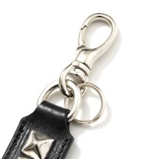 画像3: CALEE / Studs & Embossing assort leather key ring   (3)