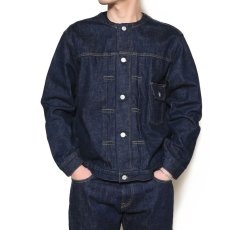 画像8: CALEE / 1st type no collar denim jacket (8)