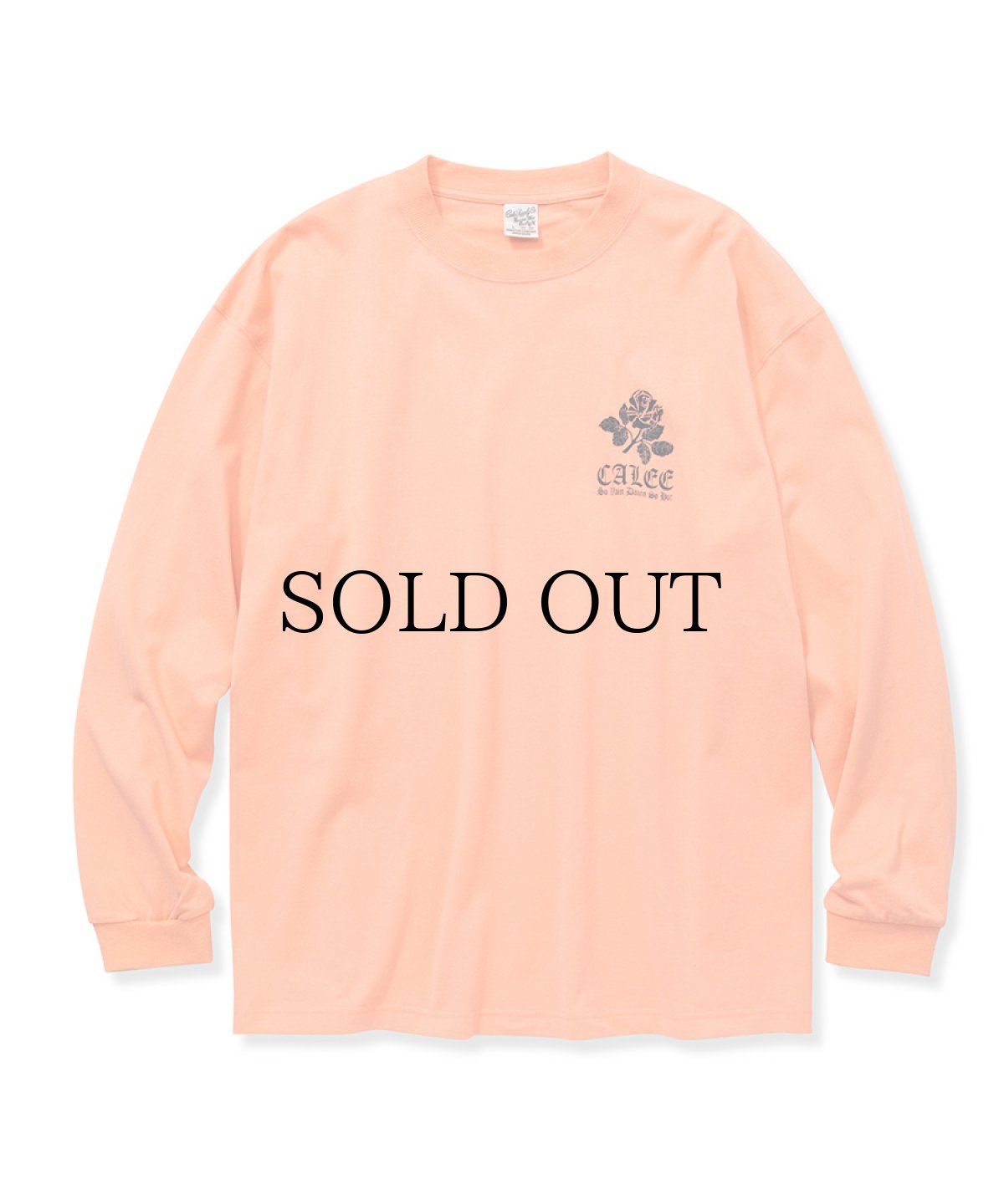 画像1: CALEE / Drop shoulder first sight L/S t-shirt -PINK- (1)