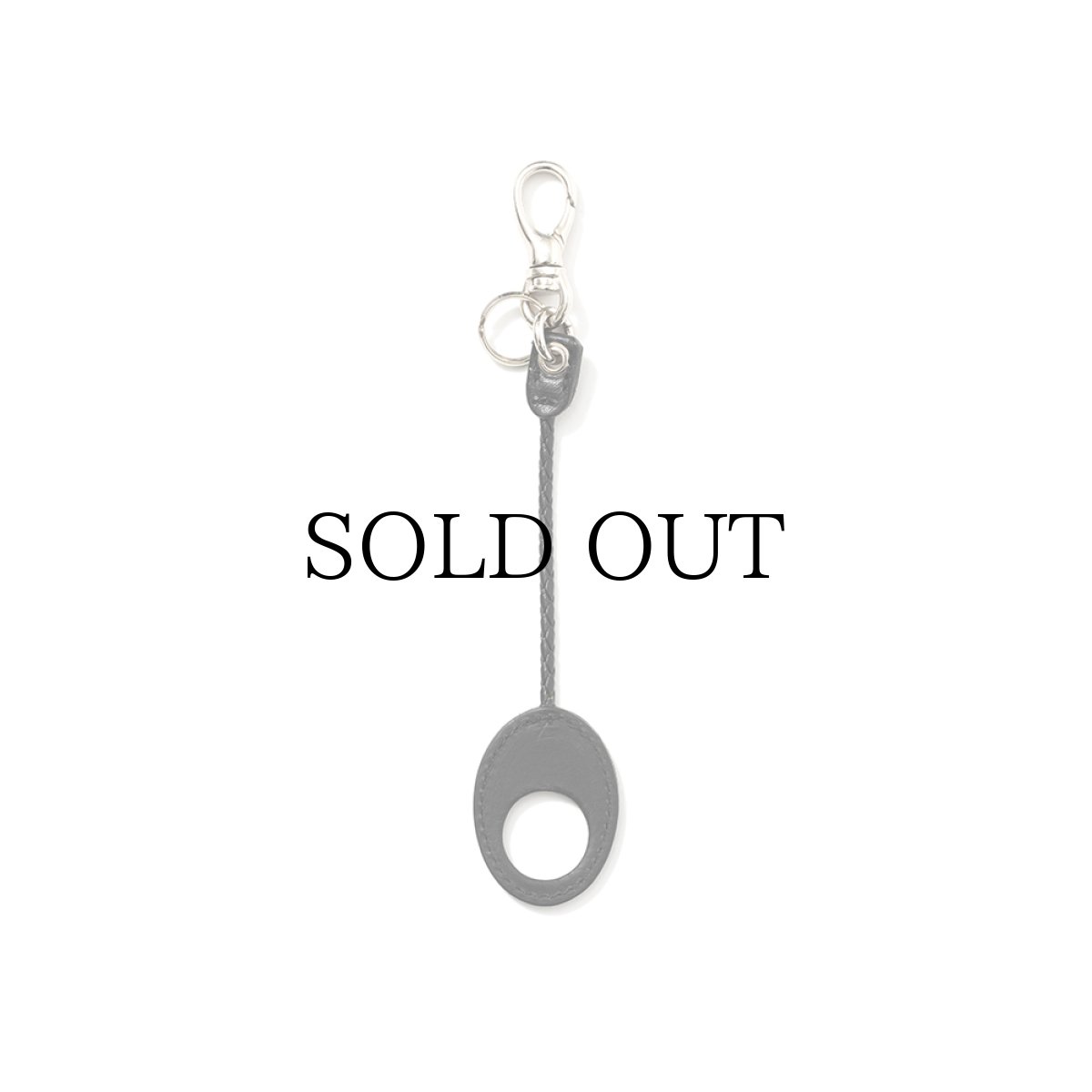 画像2: CALEE / Studs & Embossing assort leather key ring   (2)