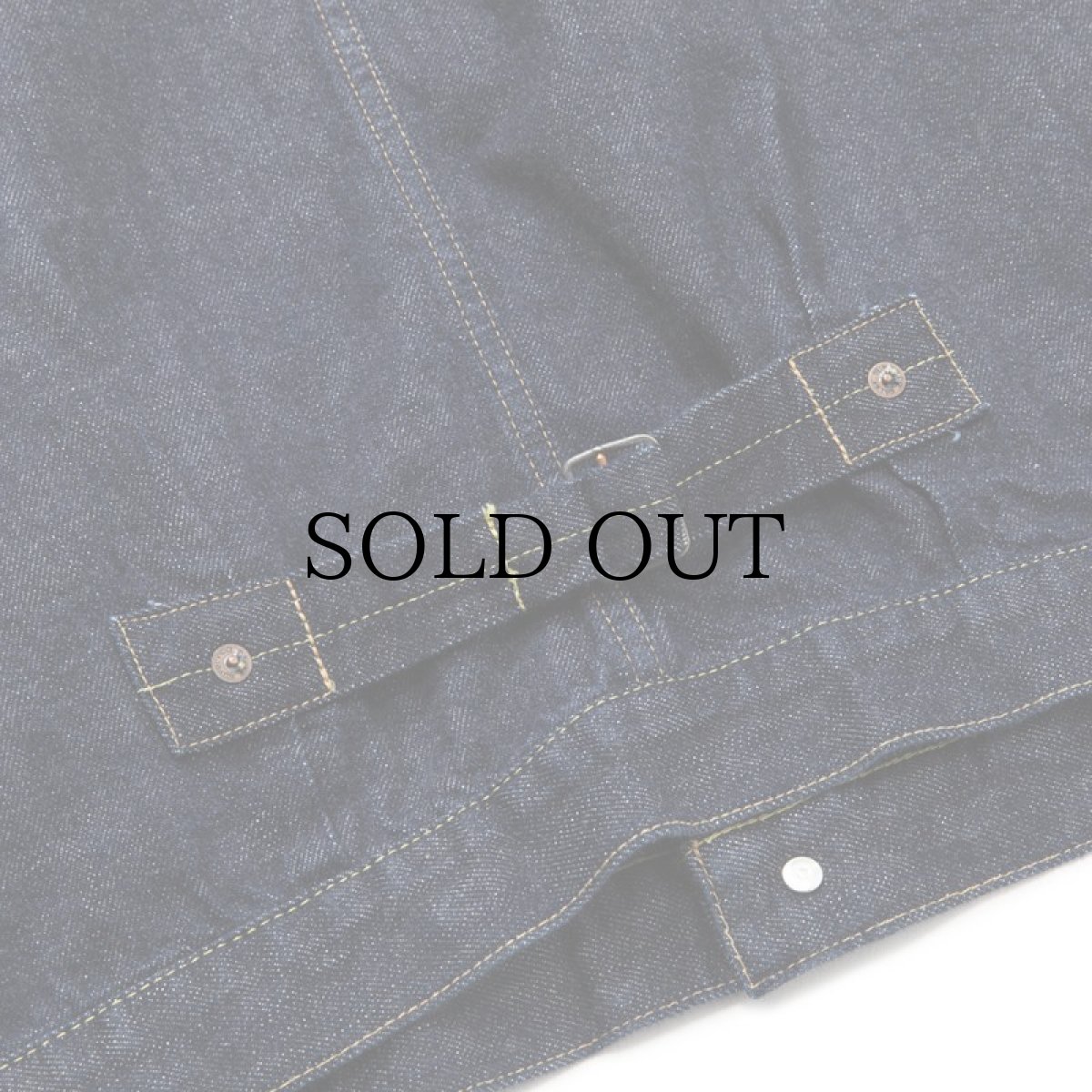 画像7: CALEE / 1st type no collar denim jacket (7)