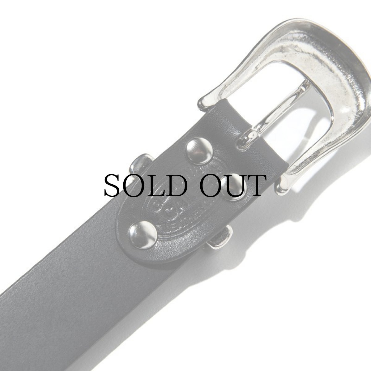 画像3: CALEE / Leather plane belt (3)