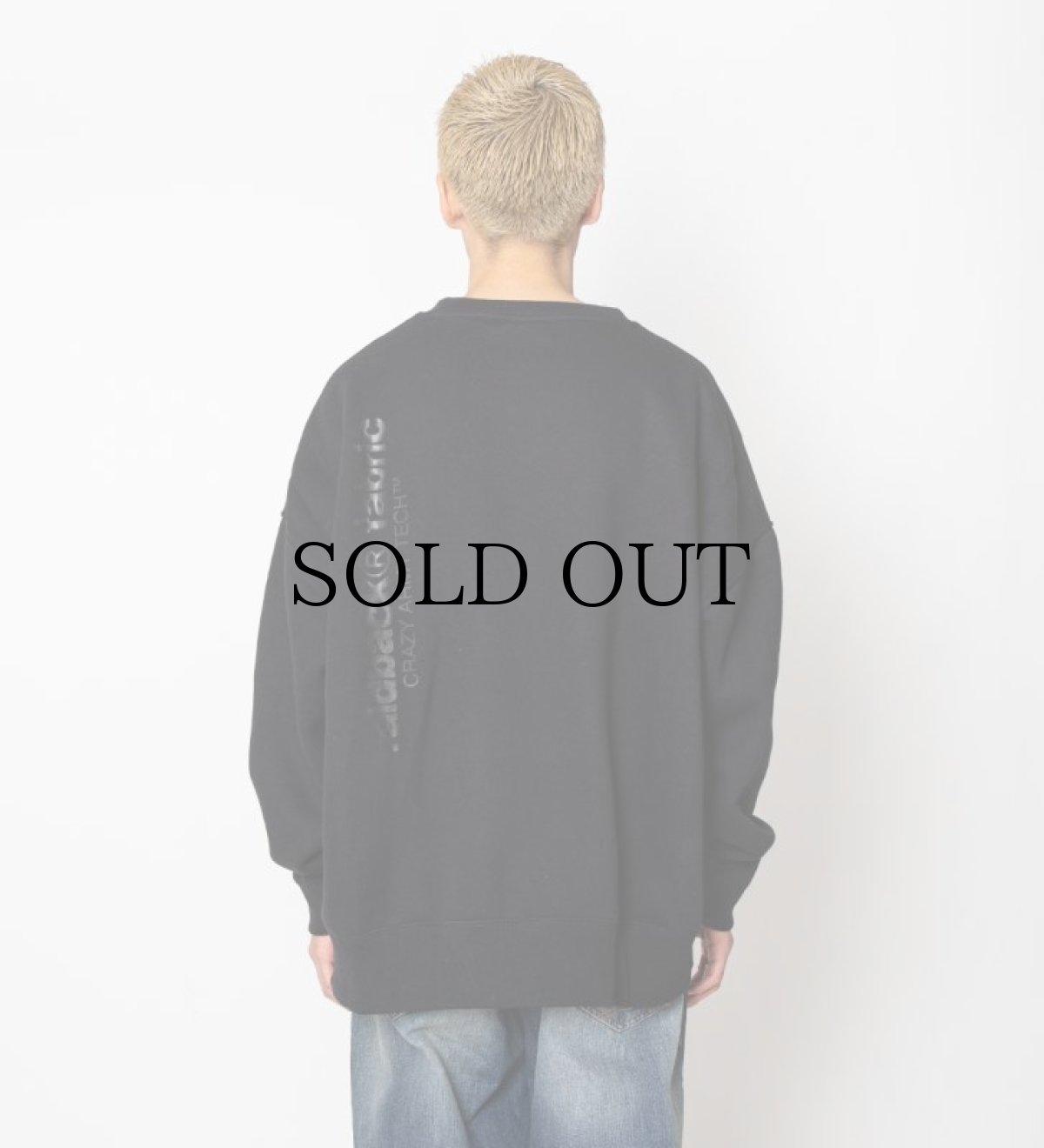 画像12: APPLEBUM(アップルバム) / "APPLEBUM × CRSB raidback fabric" Oversize Crew Sweat (12)