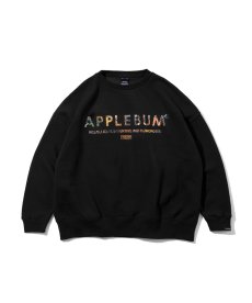 画像1: APPLEBUM(アップルバム) / "APPLEBUM × CRSB raidback fabric" Oversize Crew Sweat (1)