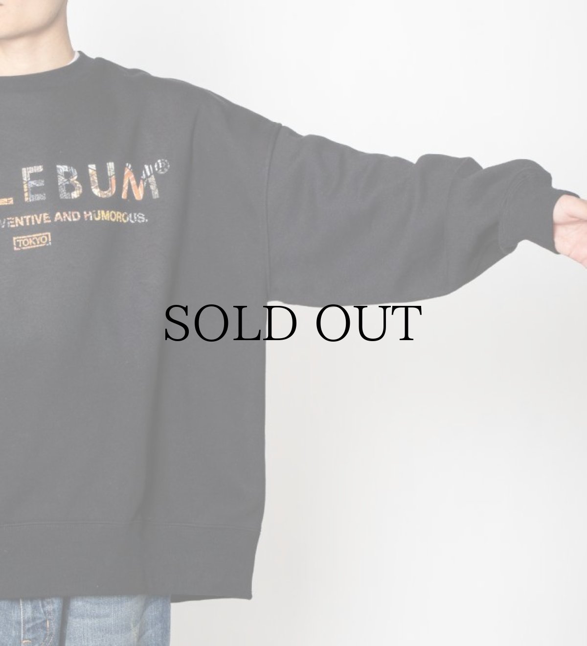 画像13: APPLEBUM(アップルバム) / "APPLEBUM × CRSB raidback fabric" Oversize Crew Sweat (13)