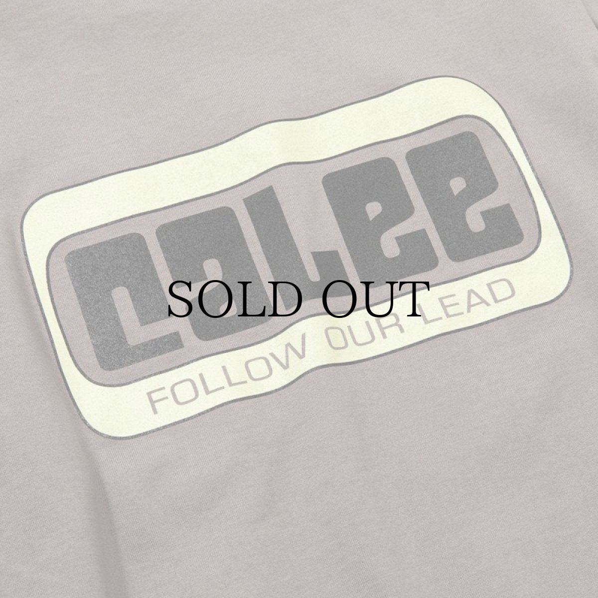 画像6: CALEE / CALEE Box logo L/S t-shirt -GRAY- (6)