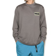 画像7: CALEE / CALEE Box logo L/S t-shirt -GRAY- (7)