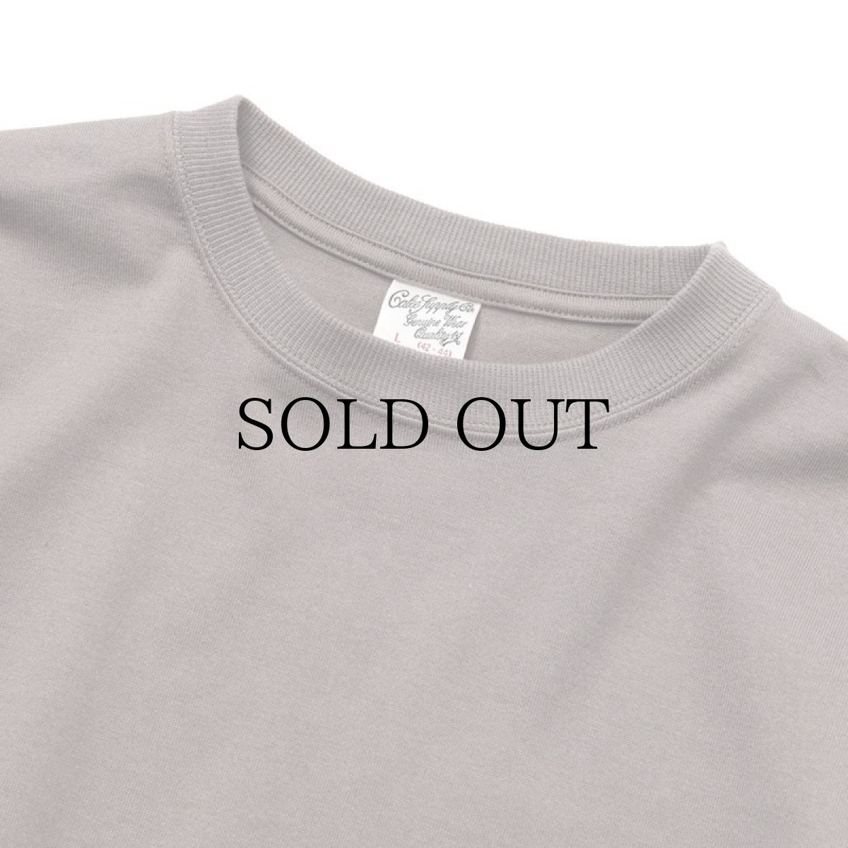 画像3: CALEE / CALEE Box logo L/S t-shirt -GRAY- (3)