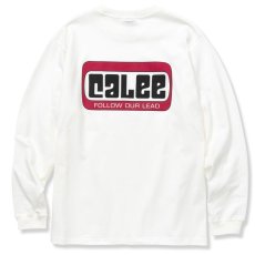 画像2: CALEE / CALEE Box logo L/S t-shirt -WHITE- (2)