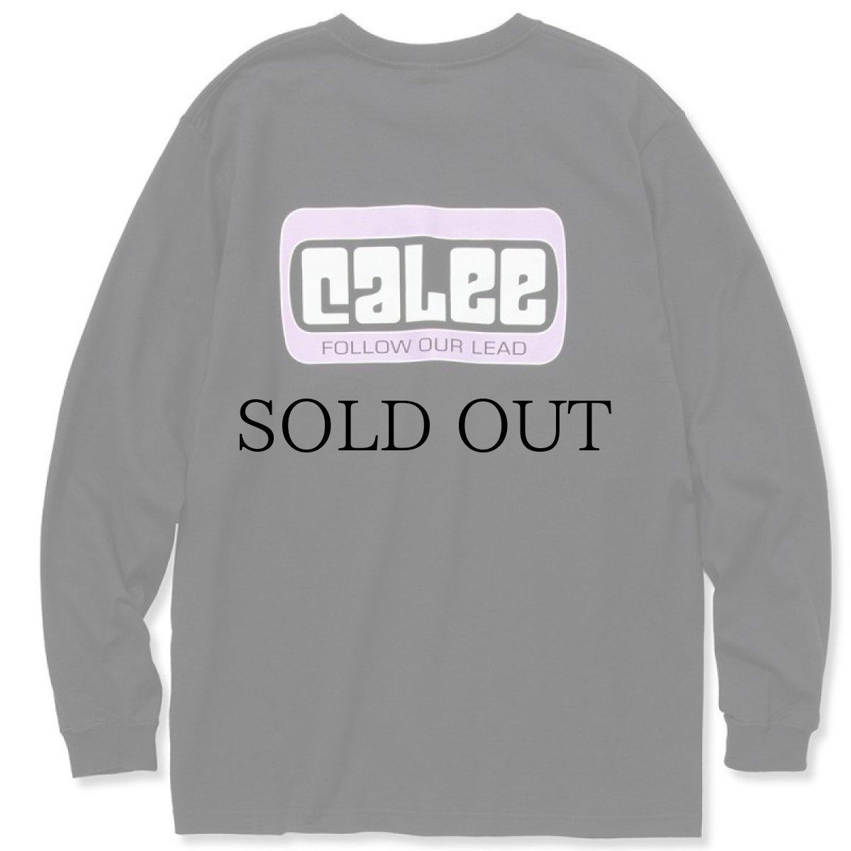 画像2: CALEE / CALEE Box logo L/S t-shirt -BLACK- (2)