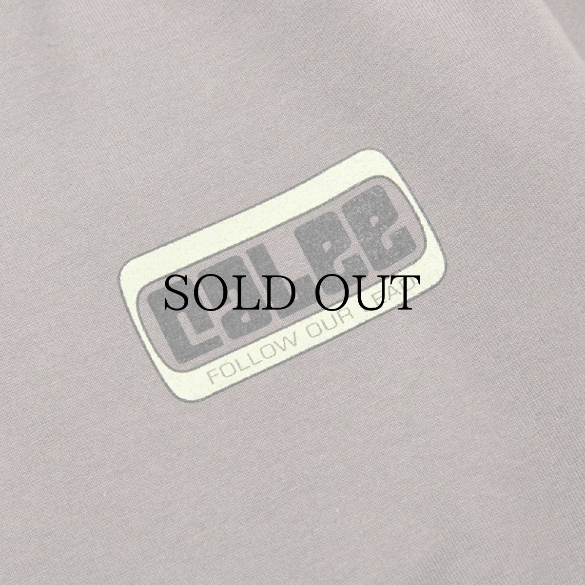 画像4: CALEE / CALEE Box logo L/S t-shirt -GRAY- (4)