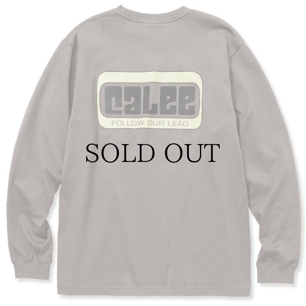 画像2: CALEE / CALEE Box logo L/S t-shirt -GRAY- (2)