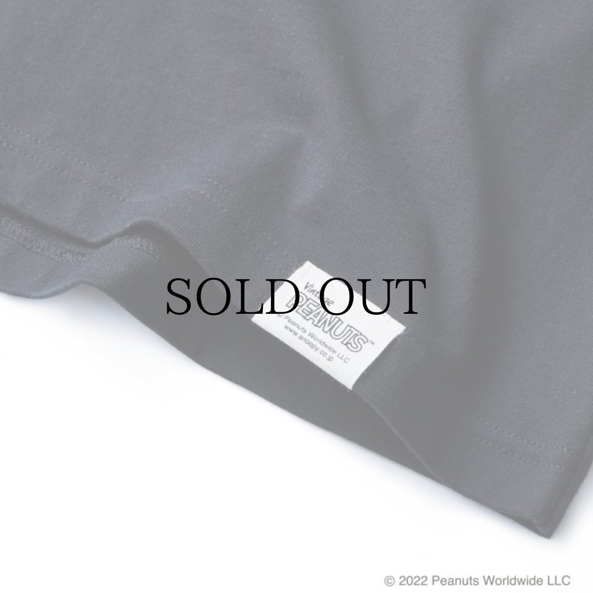 画像5: CALEE / PEANUTS L/S T-shirt -BLACK- (5)