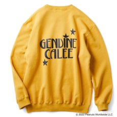 画像2: CALEE / PEANUTS L/S Sweat -MUSTARD- (2)