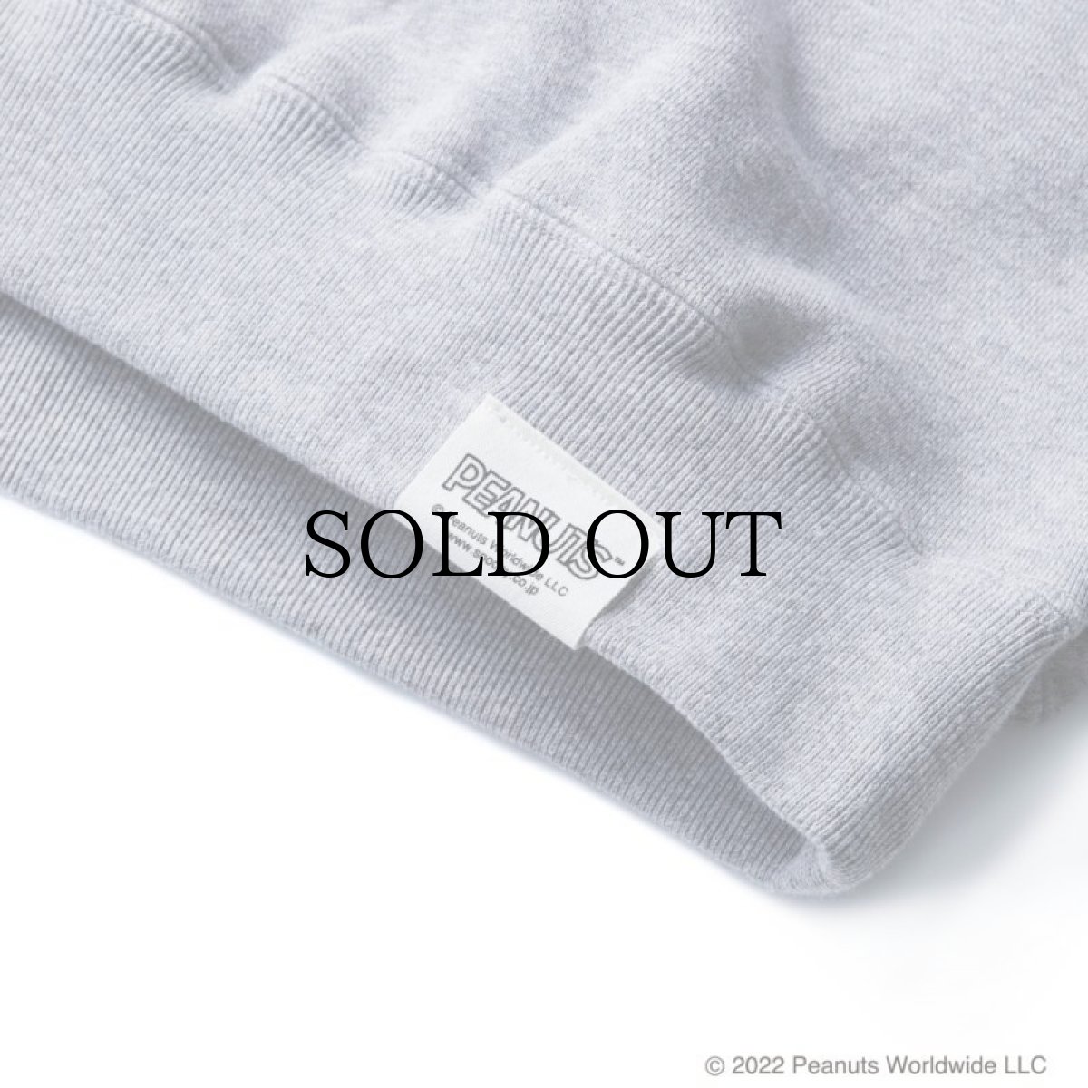 画像5: CALEE / PEANUTS L/S Sweat -GRAY- (5)