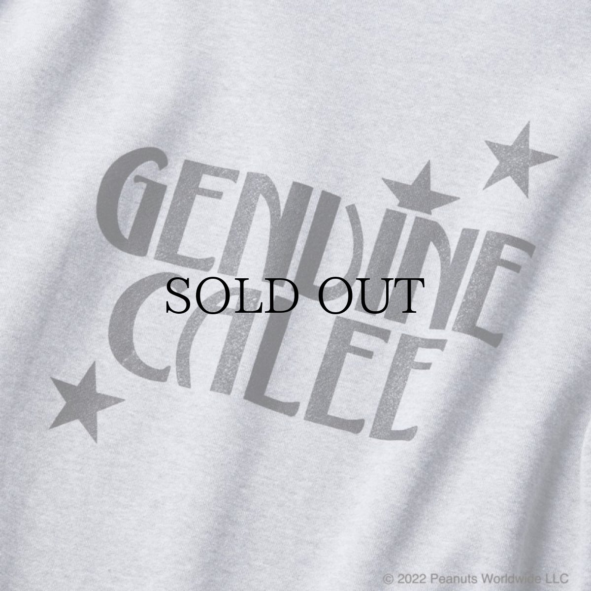 画像4: CALEE / PEANUTS L/S Sweat -GRAY- (4)