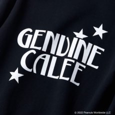 画像4: CALEE / PEANUTS L/S Sweat -BLACK- (4)