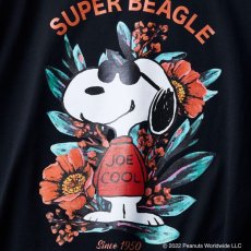 画像3: CALEE / PEANUTS L/S T-shirt -BLACK- (3)