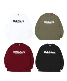 画像1: HIDEANDSEEK / Logo L/S Tee(22ss) (1)