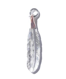 画像3: LARRY SMITH(ラリースミス) / EAGLE HEAD FEATHER PENDANT No. 49 -18K ROSE GOLD- (3)