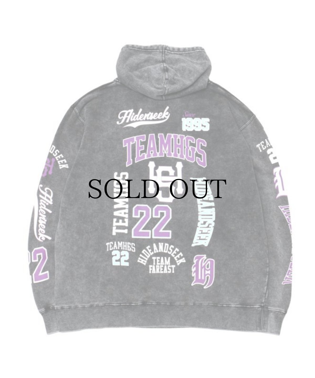画像3: HIDEANDSEEK / TEAM Hooded Sweat Shirt (3)