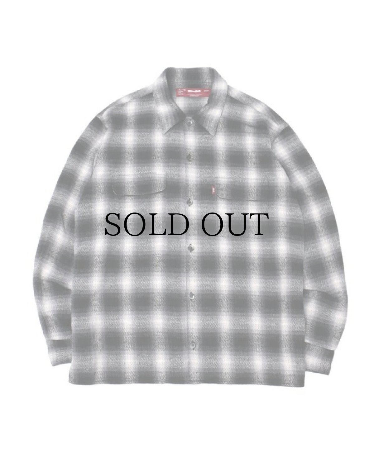 画像1: HIDEANDSEEK / Ombre Check L/S Shirt(22ss) (1)